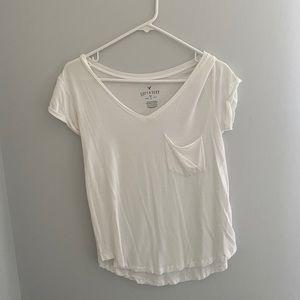 White American Eagle Tee